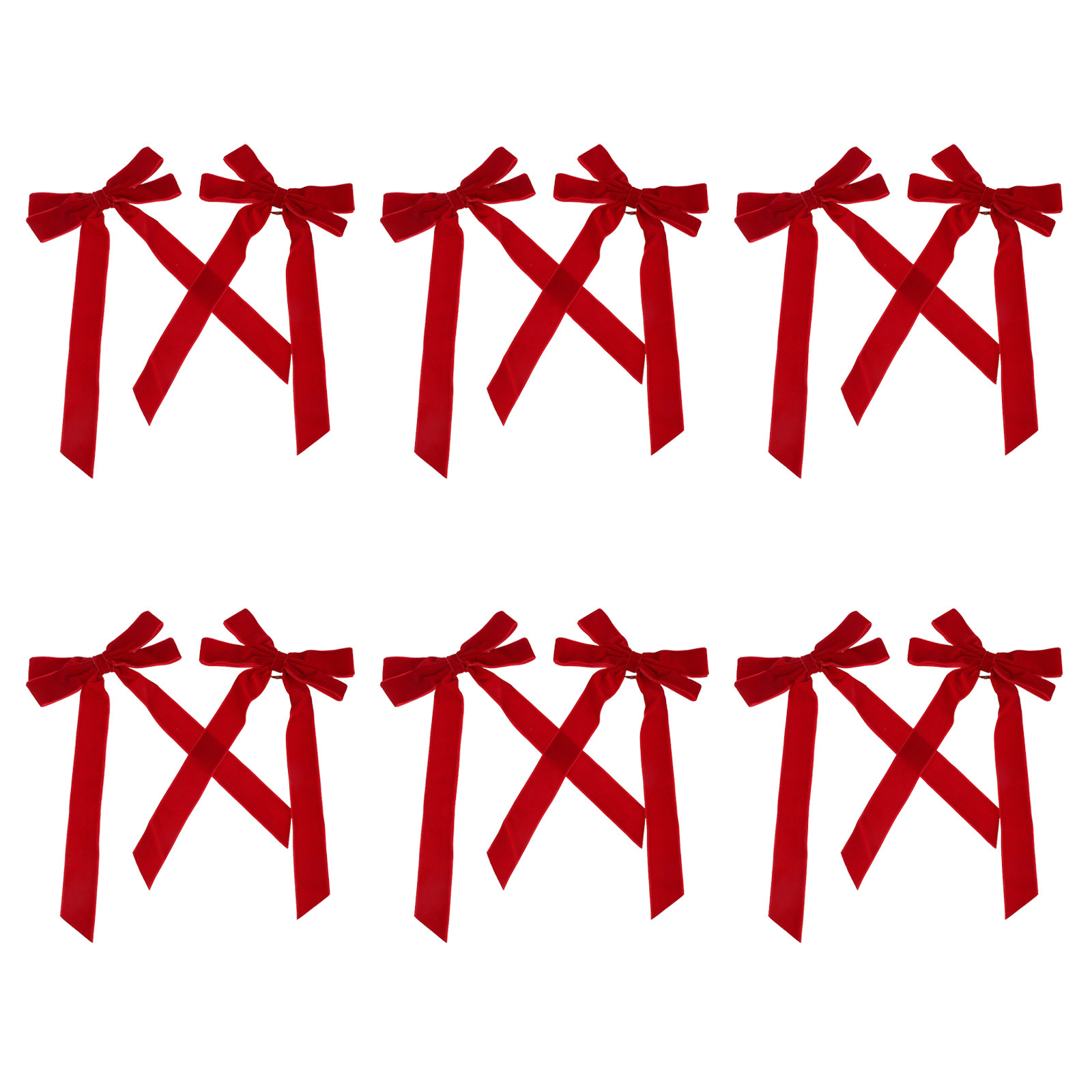 빨간색 리본으로 만든 크리스마스 장식용 큰 리본 12개 - Bow Tie Pre Tied 리뷰 및 가격