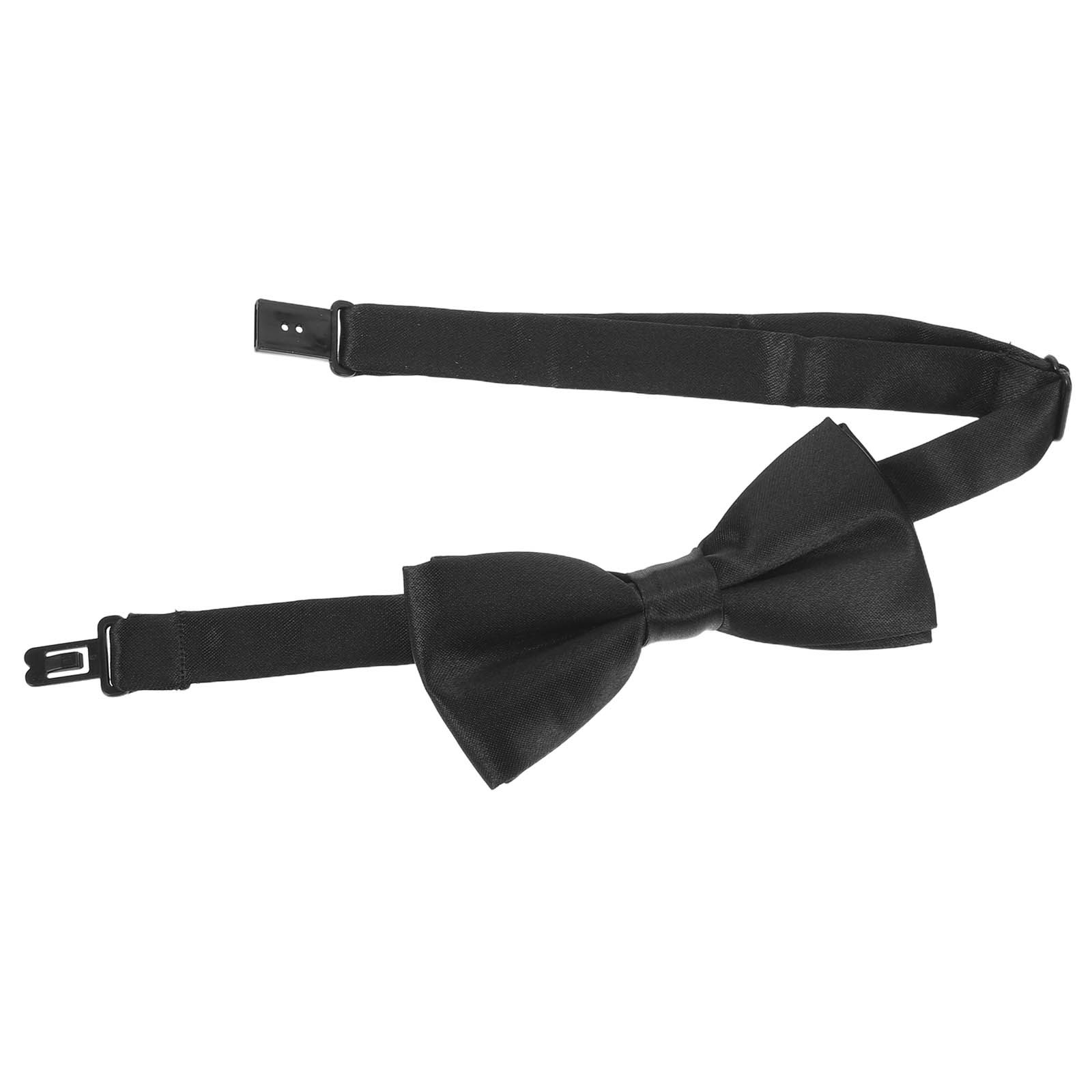 검은색, 조절 가능한 어린이용 나비 넥타이, 단색, 미 - Bow Tie Pre Tied 리뷰 및 가격
